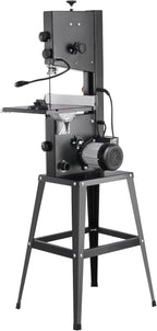 VEVOR Band Saw with Stand, 10-Inch, 560 & 1100 RPM Two-Speed Benchtop Bandsaw, 370W 1/2HP Motor with Metal Stand Optimized Work Light Workbench Fence and Miter Gauge, for Woodworking Aluminum Plastic