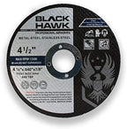 BHA Metal and Stainless Steel Thin Cut Off Wheels for Angle Grinders, 4.5” x .040” x 7/8” - 25 Pack