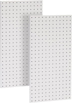 Ultrawall 2 Pcs Metal Pegboard Wall Panels, Peg Boards for Garage Tool Storage