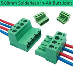 17-Piece 5.08mm Pluggable Screw Terminal Block Kit (2/3/4 Pins) with Screwdriver, Compatible with 12-28AWG, 300V 10A