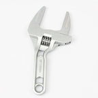 Adjustable Spanner Wrench 16-68mm, short shank plumbing wrench for tight spaces, mini plumber wrench for bathroom kitchen pipe nuts bolts