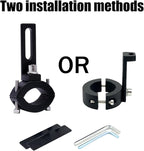 Motorcycle Spotlight Mount Brackets, Motorbike Tube Clamp Turn Signal Mounting Clamp Holder for 0.78"-1.5" Roll Bar (2 Pcs)