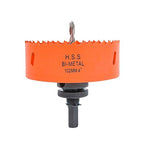 Hole Saw Kit for Metal and Wood Plastic Project, Bi-Metal Hole Saw Set with Case and Arbor, 3", 4" and 4-1/4", Hole Cutter with Flat and Smooth Cutting Drilling Edge, Fast Chip Removal