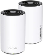 TP-Link Deco XE75 Pro AXE5400 Tri-Band WiFi 6E Mesh System - 2.5G WAN/LAN Port, Covers up to 5500 Sq.Ft, Replaces WiFi Router and Extender, AI-Driven Mesh, New 6GHz Band, 2-Pack