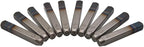 WKSTOOL 1/4"(6mm) High Hardness Carbon Steel 10Pcs Logo Symbol Design Metal Punch Stamp for Coin Ingot Molds Tag Jewel Design Making Imprinting Tools