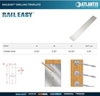 Atlantis RailEasy C0988-1000 Drilling Template