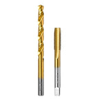5/16"-18 UNC Tap and F Drill Bit Kit, M2 HSS Drill and Tap Set, Combination of Drill and Tap Kit for Metal