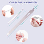 Nail Files and Buffers, 20PCS Professional Nail File & Nail Polishing Buffer Block for Natural Nails, 100/180 & 600/3000 Grit Reusable Manicure Kit for Women, Travel Home and Salon