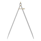 Spring Joint Caliper - [20 Inch] Carbon Steel Spring Divider Caliper with Brass Fulcrum for Metalworking Drawing Use, Flat Leg