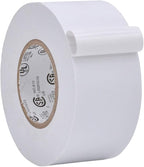 WOD ETC766 Professional Grade General Purpose White Electrical Tape UL/CSA Listed core. Vinyl Rubber Adhesive Electrical Tape: 1.5 inch X 66 ft - Use at No More Than 600V & 176F (Pack of 1)