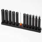 ToolBox Widget Socket Organizer ⅜ Inch Pro Series – Modular Magnetic Socket Holder with Missing Tool Indicator – Size Stems NOT Included - 4 Pack, 48 Organizers