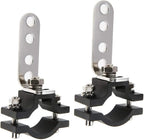 Light Bar Motorcycle Bracket 1.2 Inch Motorcycle Bicycle Mount Bracket Car Bull Bar Holder Clamp Offroad Tube Clamps Mounting Brackets for LED Work Lights(18-30mm)