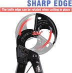 HKS Ratchet Cable Wire Cutter Heavy Duty for Cutting Electrical Aluminum Copper and Multi-core Cables up to 240mm²