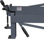 KAKA INDUSTRIAL Sheet Metal Brake, 36-Inch Metal Brake Bender, 20-Gauge Mild Steel Capacity, 0-120 Degrees Adjustable Bending Brake, Heavy-Duty Siding Brake MB-36