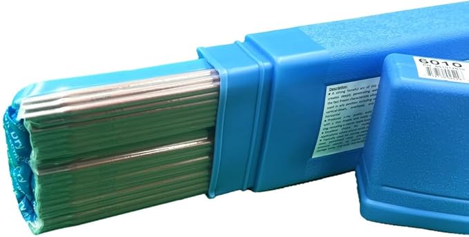 6010 Welding Rod 3/32", E6010 Stick Welding Electrodes 5Lbs with Smooth Stable Arc E6010 3/32" (3/32" 5 Pound Box) E6010-094-5