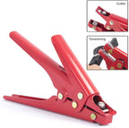 Superun Zip Tie Tool - Zip Tie Gun for Tensioning and Cutting Plastic Nylon Cable Ties of Width Under 3/8 Inch