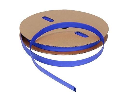 Kable Kontrol Heat Shrink Tubing - 1-1/4” Inch - 100' Ft Long, Blue Polyolefin - 2:1 Industrial Shrink Tube & Cable Sleeve for Electrical Wire Insulation - Rated for 600 V
