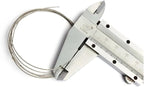 Coping Saw Steel Frame with 0.5mm Diamond Wire Hand Saw for Jade Marble Granite Metal Glass Ceramic (With 3 meters diamond wire saw)