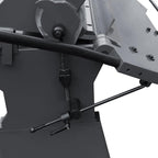 KAKA INDUSTRIAL Sheet Metal Brake, 100-Inch Heavy-Duty Metal Brake Bender, 12-Gauge Mild Steel Capacity Aluminum Brake, Floor Model Metal Break W-10012