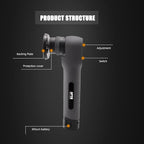 Cordless Mini Polisher, SPTA 12V Cordless Polisher for Detailed Polishing, Cordless Car Buffer Polisher, RO&DA Buffer Polisher with Mini Polishing Pads and Wool Pads for Polishing, Sanding, Cleaning