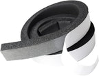DOBTIM Pipe Insulation Foam Wrap Tape, Self Adhesive with High Resilience for Pipe Insulation Wrap 6.5 Ft x 2 Inch Wide x 1 Inch Thick