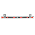 Master Magnetics 13" Magnetic Bar Tool Organizer - Easy to Install Magnet Storage Holder for House, Garage, Shed, or Job Site - Nickel Plate Finish