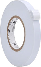 WOD ETC766 Professional Grade General Purpose White Electrical Tape UL/CSA Listed core. Vinyl Rubber Adhesive Electrical Tape: 3/8 inch X 66 ft - Use at No More Than 600V & 176F (Pack of 1)