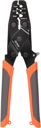 iCrimp Ratchet Weather Pack Sealed Connector Crimping Tool, Wire Crimper for AWG24-14 Waterproof Terminals with Locking Feature IWC-1424BP