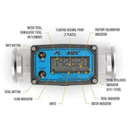 G2 Series, Turbine, High-Temperature Brew Meter, 1 Inch Pipe Size, 1-1/2 Inch Tri-Clamp Fitting G2S10TH9GMX