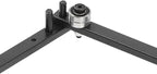 Manual Rod Benders Metal Bending Machine, Heavy-duty Manual Rebar Bender 180° Adjustable Bending Hand Tools with Maximum Bendable Diameter 10mm for Bend Steel, Copper, Aluminum