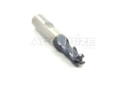 Accusize Industrial Tools 5/16'' Fine Tooth M42 8% Cobalt Tialn Roughing End Mill, 3/8'' Shk Dia, 3/4'' Flute Length, 2-1/2'' Oal, 4 Flute, 1104-0516