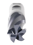 Accusize Industrial Tools Fine Tooth M42 8% Cobalt Tialn Roughing End Mill, 1'' Diameter, 1'' Shank Diameter, 2'' Flt Length, 4-1/2'' Oal, 1104-0001