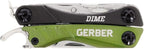 Gerber Gear Dime 12-in-1 Mini EDC Multitool - Needle Nose Pliers, Pocket Knife, Keychain, Bottle Opener - EDC Gear and Equipment - Green