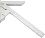 Yosoo Health Gear Pipe Center Finder, Center Finder Tool, Cylinder Center Finding Tool, 100 * 70mm Centering Finder, Framing for Accurately Measure Angles