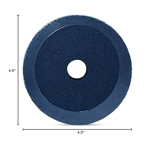 BHA Zirconia Resin Fiber Sanding and Grinding Discs, 4.5” x 7/8”, 120 Grit - 25 Pack