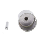 Drilax 1-3/4" Diamond Hole Saw | 1.5" Cutting Depth | Removable Pilot Pin & Triangular 3/8" Shank | Wet Drilling for Ceramic, Porcelain, Tile, Quartz, Granite, Marble | Drains & Conduits