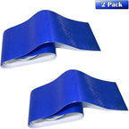 Heavy Duty Tarp Waterproof Poly Repair Tape, UV Resistant, Strong Adhesive Weatherproof Patch Kit, Repairs Holes, Patches, Rips, Tears, Frayed Edges in Tarps, Tents, 2 Pack, Blue