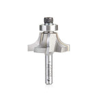 Amana Tool 49548 Carbide Tipped 4 Flute Corner Rounding/Beading 3/8 R x 1-3/8 D x 5/8 CH x 1/4 Inch SHK w/Lower Ball Bearing Router Bit