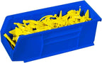 Akro-Mils 30224 AkroBins Plastic Storage Bins, Space-Saving Stackable Bins for Garage, Pantry, Craft Organization, 11" L x 4" W x 4" H, Blue, 12-Pack