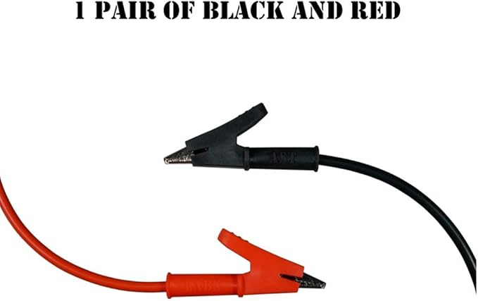 Test Lead SILICONE Alligator Clip Heavy Duty to Alligator Clip Heavy Duty (5 ft)