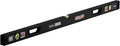 CHANNELLOCK 48-Inch, Professional-Grade Magnetic Aluminum Box Level with Solid Block Acrylic Vials, 5200-0048M
