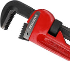1 Piece Pipe Wrench 10 inch Heavy Duty Adjustable Plumbing Wrench Construction & Heavy-Duty Applications for Industrial & Professional Use E-2049