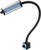 Magnetic LED Work Light, 24V 800 Lumens, Explosion Proof, Waterproof, Flexible Gooseneck (23 inches)