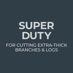 Woodland Tools Super Duty D-Handle Pruning Saw – Curved Tree Saw with Hardened Steel Blade, Aggressive Teeth, Non Slip Grip – Manual Tool for Limb Cutting, Branch Removal, and Yard Work