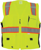 Global Glove High Visibility Safety Vest, Lightweight and Breathable
