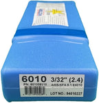 6010 Welding Rod 3/32", E6010 Stick Welding Electrodes 5Lbs with Smooth Stable Arc E6010 3/32" (3/32" 5 Pound Box) E6010-094-5