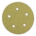 BHA 5" Inch 5 Hole Hook and Loop Sanding Discs for Orbital DA Sanders - 100 Pack (400 Grit)