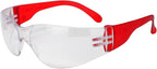 BISON LIFE Safety Glasses - Scratch Resistant Wrap Around Eyewear, Polycarbonate ANSI Z87.1 Impact Resistant Lens