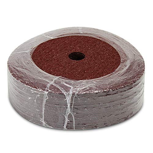 BHA Aluminum Oxide Resin Fiber Sanding and Grinding Discs, 7” x 7/8” Arbor Hole, 60 Grit - 25 Pack