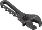 WFLNHB 3AN-16AN Adjustable Wrench Aluminum Tool Spanner for Hose End Fitting Black